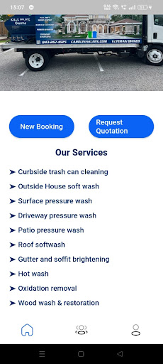 Android application Carolina Kleen screenshort