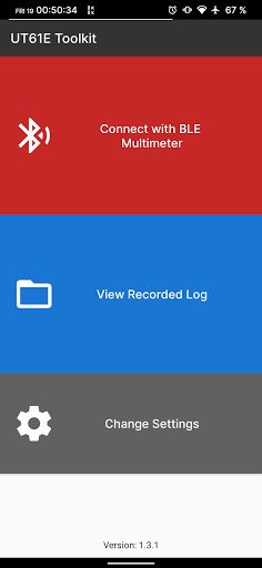 UT61E Toolkit - Multimeter Log Screen 2
