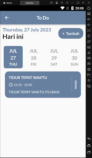 Harianku Screen 2