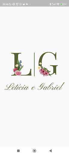 Android application Letícia e Gabriel screenshort
