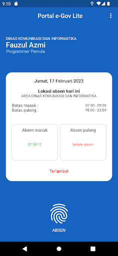 Portal E-Governmen Siak - Lite Screen 3