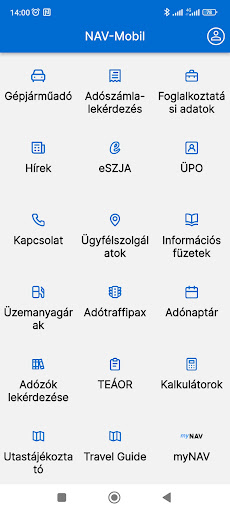 Android application NAV-Mobil screenshort