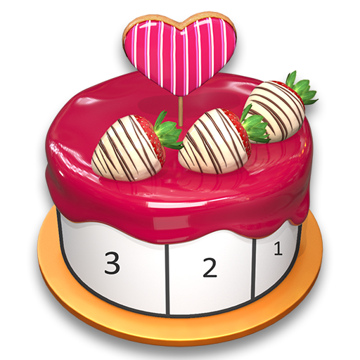 Cake Coloring 3D  Icon