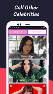 Call Domelipa 📱 Domelipa Video Call and Fake Chat Screenshot