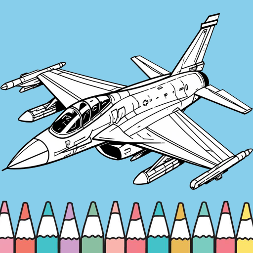 Fighter Jet Coloring Book Download on Windows