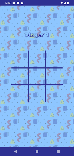 Android application Tic Tac Toe screenshort