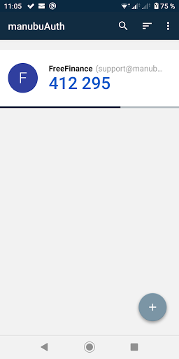 manubuAuth 2Factor FreeFinance Screen 3