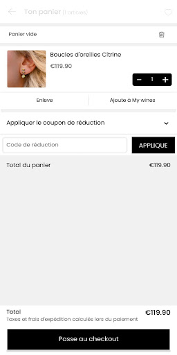 Android application Univers Minéral screenshort