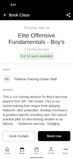 Platform Lacrosse Academy Screen 3