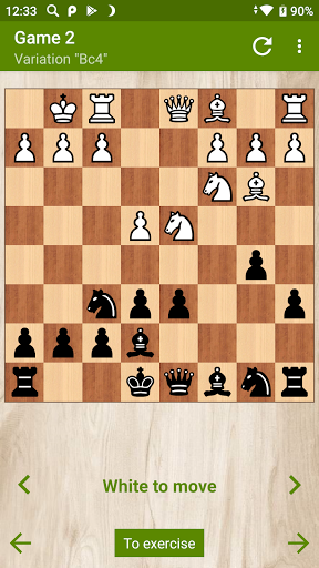 Screenshot of Chess - Najdorf variation