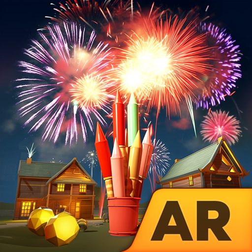 AR Fireworks Simulator 3D Logo