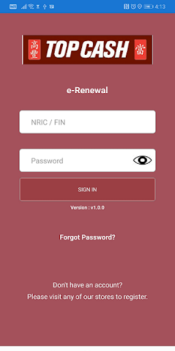 Top Cash EZ-Renew Screen 2