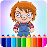 Killer Chucky Coloring Game icon