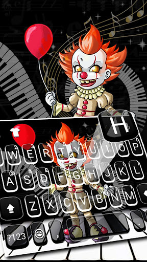 Android application Scary Piano Clown Keyboard Bac screenshort