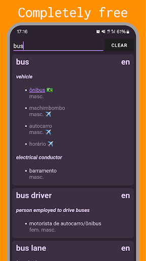 Brazilian Portuguese - English