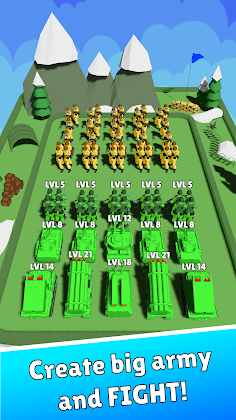 Merge Little Army Men - Screenshot 2