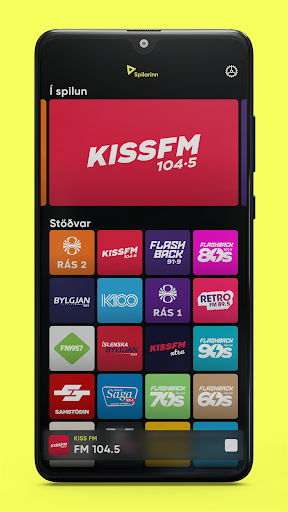 Android application Spilarinn screenshort