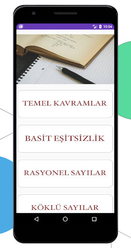 Android application Kolay Temel Matematik screenshort