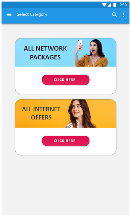 30GB Data internet Packages - 1.6 - (Android)