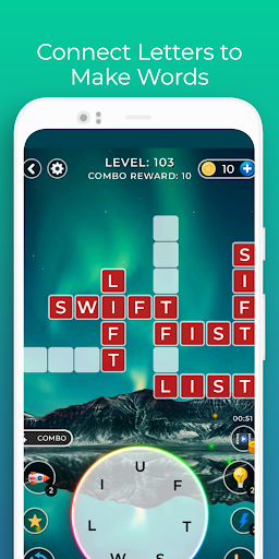 Screenshot of Connect Words Game Play