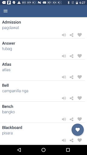 Word Book English To Cebuano Screen 3