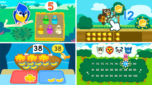 Screenshot of Pinkfong Numbers Zoo: Kid Math