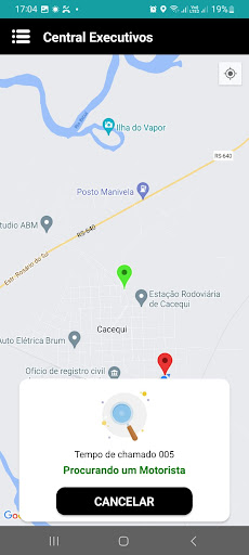 Android application Central Executivos screenshort