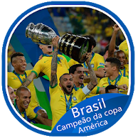 Brasil-campeão da copa americana.
