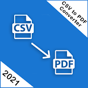 Csv to pdf convertor- Csv file viewer & pdf viewer