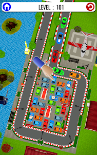 車の渋滞 3D ゲームパーク 車のアウト