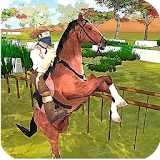 Cowboy Horse Parking Sim icon