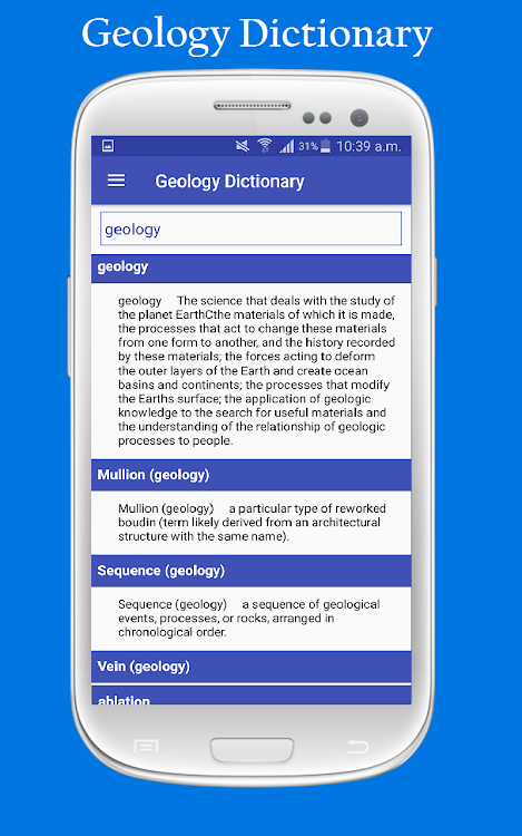 Geology Dictionary - 2.0 - (Android)