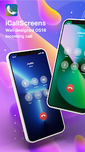 Captura de Pantalla 8 iCall OS16 - Color Phone Flash android