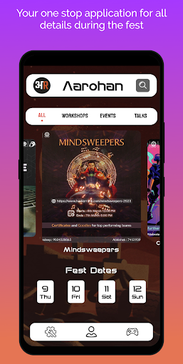 Android application Aarohan screenshort