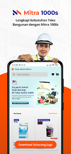 Android application Mitra 1000s screenshort