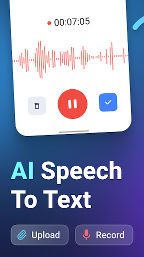 Screenshot of Voice to Text: AI Transcribe
