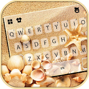 Beach Shells Holiday Keyboard Background