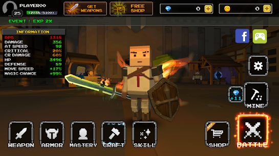 Pixel Blade M MOD APK- Season 5 (Unlimited Money) Download 1