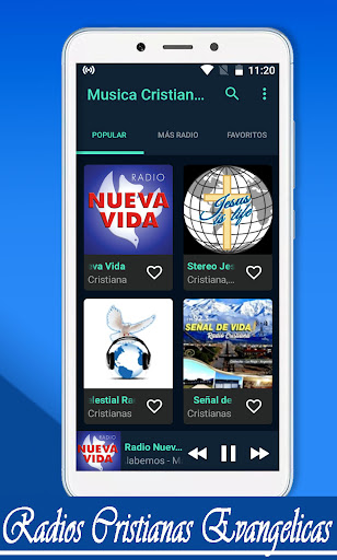Android application Musica Cristiana Alabanzas screenshort