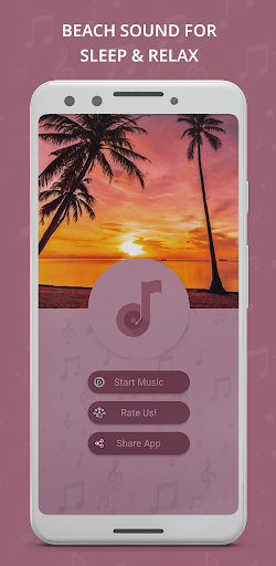 Android application Beach Sounds For Sleep & Relax screenshort