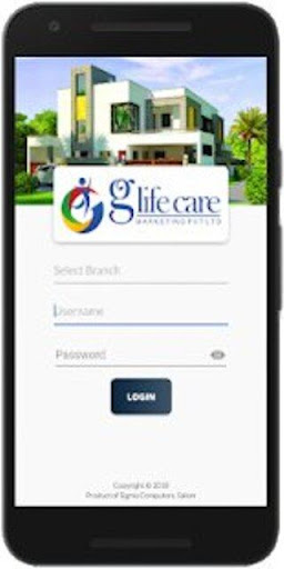 Android application GLife Care Admin Application screenshort