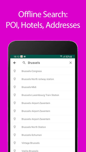 Brussels Offline Map and Trave Screen 3