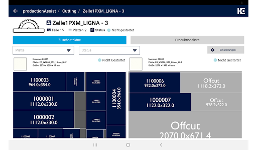 HOMAG productionAssist Screenshot 4 - AppWisp.com
