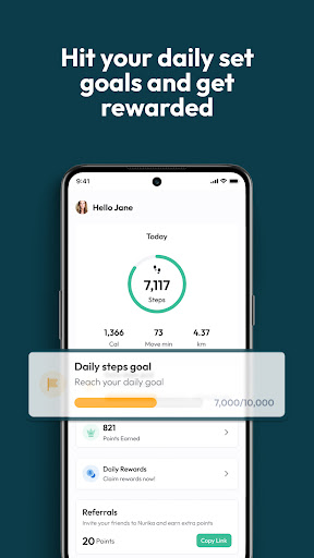 Nurika: Exercise & Get Rewards Screen 3