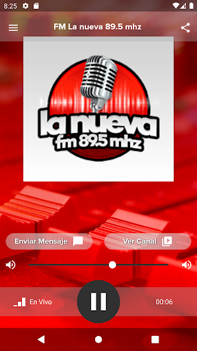 Android application Fm La Nueva 87.5 Mhz screenshort