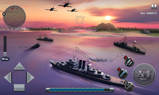 Télécharger Gratuit Navires bataille: le pacifique APK MOD (Astuce) screenshots 3