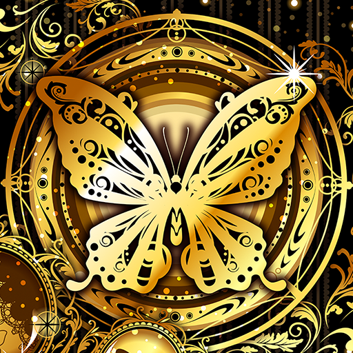 Gothic Butterflies Theme logo