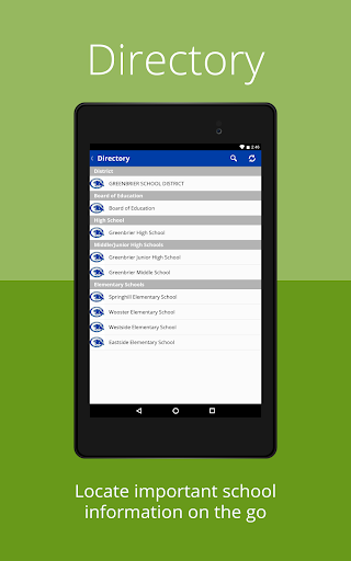 Greenbrier Public Schools Screen 3