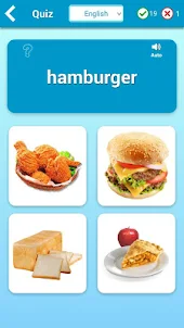 食べ物学習カード : 英語学習