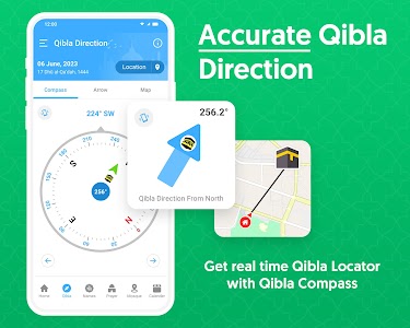 Qibla Compass: Qibla Direction Unknown